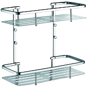 Полка корзина Azario AZ-835-2 цвет Хром