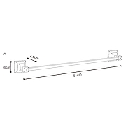 Полотенцедержатель Azario Altre AZ-96001B цвет Черный матовый-1