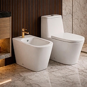 Биде Azario Kaido AZ-1303F цвет Белый-8