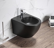 Биде Azario Grado AZ-0046-BN SP подвесное цвет Черный-2