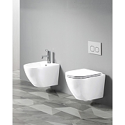 Биде Azario Grado AZ-0046F подвесное цвет Белый-7