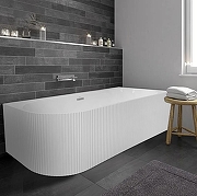 Акриловая ванна Azario Lago Blanco 170х75 R AZ-6724-1CR 17075 цвет Белый-4