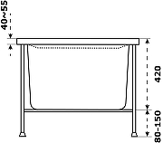 Акриловая ванна Azario Бали 180х80 БАВ0105 цвет Белый-2