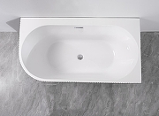 Акриловая ванна Azario Lago Blanco Black 170х75 R AZ-6724-1CRB 17075 цвет Черный матовый Белый глянец-11