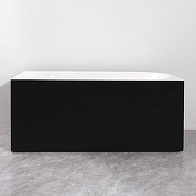 Акриловая ванна Azario Lago Blanco Black 170х75 R AZ-6724-1CRB 17075 цвет Черный матовый Белый глянец-13