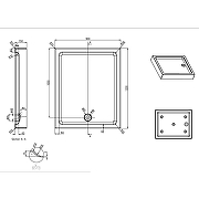 Акриловый поддон для душа Azario Ontario 120х90 P1912 R/L цвет Белый-1