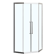 Душевой уголок Azario Osaka 90х90 AZ-092K2-90-CH-CL профиль Хром стекло прозрачное