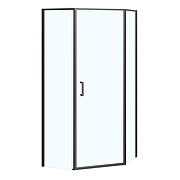 Душевой уголок Azario Sakura 100х100 AZ-21C-100-MB-CL профиль Черный матовый стекло прозрачное