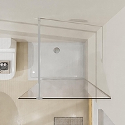 Душевая перегородка Azario Walk-In 120 AZ-251-120-CH-CL профиль Хром стекло прозрачное-2