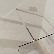 Душевая перегородка Azario Walk-In 100 AZ-251-100-MGR-CL профиль Графит матовый стекло прозрачное-4