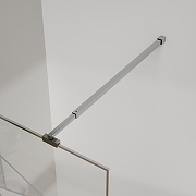 Душевая перегородка Azario Walk-In 120 AZ-271-120-BGL-CGP профиль Брашированное золото стекло Графический принт-4