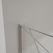 Душевая перегородка Azario Walk-In 110 AZ-271-110-CH-CGP профиль Хром стекло Графический принт-3