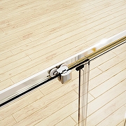 Душевая дверь Azario Tokyo 170 AZ-362K2-170-BGL-CL профиль Брашированное золото стекло прозрачное-4