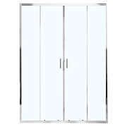 Душевая дверь Azario Tokyo 170 AZ-362K2-170-CH-CL профиль Хром стекло прозрачное