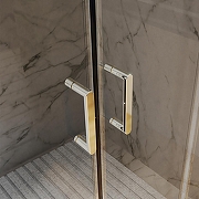 Душевая дверь Azario Tokyo 170 AZ-362K2-170-MB-CL профиль Черный матовый стекло прозрачное-3