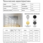 Душевая дверь Azario Tokyo 170 AZ-362K2-170-MB-CL профиль Черный матовый стекло прозрачное-7