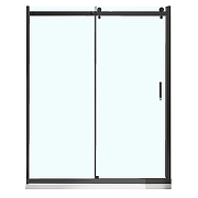 Душевая дверь Azario Bern 150 AZ-733-150-BM-CL профиль Черный матовый стекло прозрачное