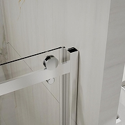 Душевая дверь Azario Bern 150 AZ-733-150-BM-CL профиль Черный матовый стекло прозрачное-2