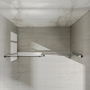 Душевая дверь Azario Bern 150 AZ-733-150-BM-CL профиль Черный матовый стекло прозрачное-4