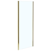 Душевая стенка Azario Shanghai 110 AZ-C43-110-BGL-CL профиль Брашированное золото стекло прозрачное