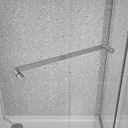 Душевой уголок Azario Monako 90х90 AZ-L47-90-CH-CL профиль Хром стекло прозрачное-5