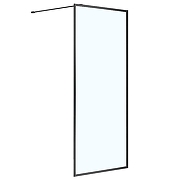 Душевая перегородка Azario Richmond 120 AZ-NAG 6310 1200 BLACK профиль Черный стекло прозрачное