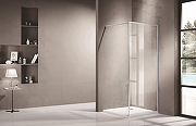 Душевая перегородка Azario Richmond 80 AZ-NAG6310 800 профиль Серебро стекло прозрачное-1