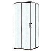 Душевой уголок Azario Paris 90х90 AZ-R06-90-CH-CHC профиль Хром стекло Шиншила