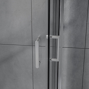 Душевой уголок Azario Vienna 100х100 AZ-R36-100-BGL-CL профиль Брашированное золото стекло прозрачное-3