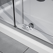 Душевой уголок Azario Vienna 100х100 AZ-R36-100-MB-CL профиль Черный матовый стекло прозрачное-6