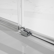 Душевой уголок Azario Shanghai 100х100 AZ-R43-100-CH-CL профиль Хром стекло прозрачное-4