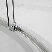 Душевой уголок Azario Shanghai 100х100 AZ-S43-100-CH-CL профиль Хром стекло прозрачное-2