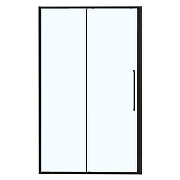 Душевая дверь Azario Shanghai 100 AZ-Y43-100-MB-CL профиль Черный матовый стекло прозрачное