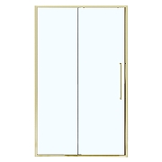 Душевая дверь Azario Shanghai 110 AZ-Y43-110-BGL-CL профиль Брашированное золото стекло прозрачное