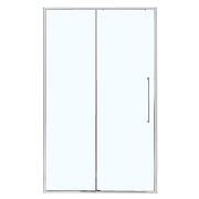 Душевая дверь Azario Shanghai 100 AZ-Y43-100-CH-CL профиль Хром стекло прозрачное