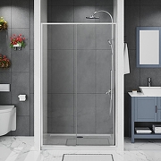 Душевая дверь Azario Shanghai 120 AZ-Y43-120-CH-CL профиль Хром стекло прозрачное-1