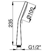 Душевой гарнитур Azario Mano AZ-15782010 цвет Хром-1
