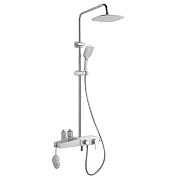 Душевая система Azario AZ-801 цвет Белый Хром