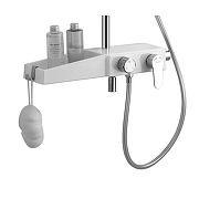 Душевая система Azario AZ-801 цвет Белый Хром-2