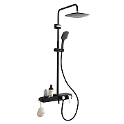 Душевая система Azario AZ-801-2 цвет Черный Золото