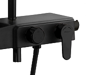 Душевая система Azario AZ-801-2B цвет Черный матовый-2