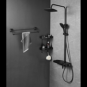 Душевая система Azario AZ-801-2B цвет Черный матовый-4