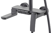 Душевая система Azario Conda AZ-K2311GR цвет Графит-1