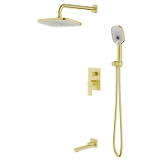 Душевая система Azario Arida AZ-K7354MG цвет Золото матовое
