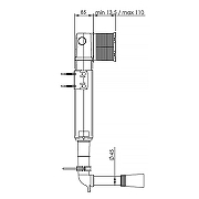 Смывной бачок Azario AZ-8030-1001 для унитаза без клавиши смыва-1