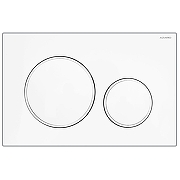 Клавиша смыва Azario AZ-017.01 цвет Белый глянцевый