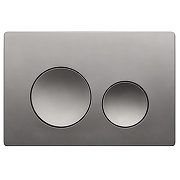 Клавиша смыва Azario AZ-003.08 цвет Оружейная сталь