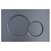 Клавиша смыва Azario AZ-010.08 цвет Оружейная сталь