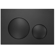 Клавиша смыва Azario AZ-017.04 цвет Черный матовый