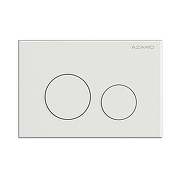 Клавиша смыва Azario AZ-ИУ00010 цвет Белый глянцевый